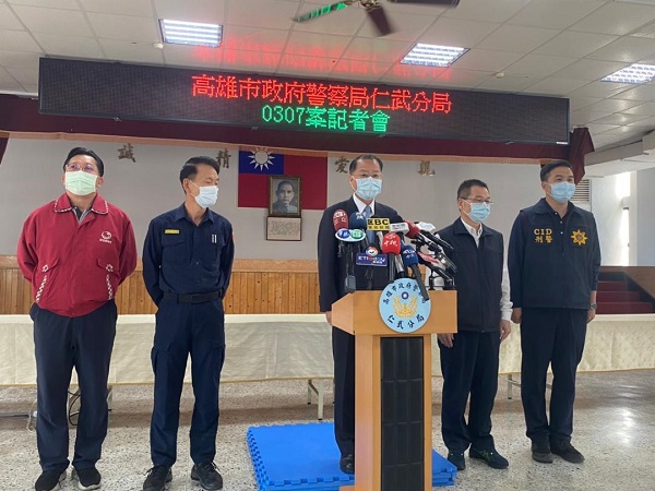 仁武警15小時內迅速偵破槍擊、殺人案3