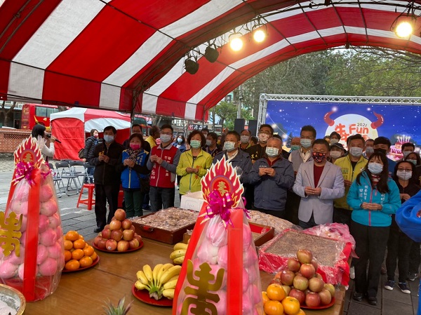 犇Fun樂園 2021竹北市元宵燈會-客家天穿日祭祀活動1
