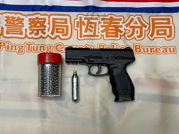 持空氣槍尋仇，恆警抽絲剝繭逮嫌送辦1