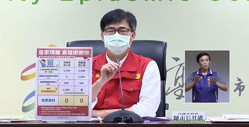 整合中央及市府資源支應 防疫旅館安心住 荷包完全零負擔1