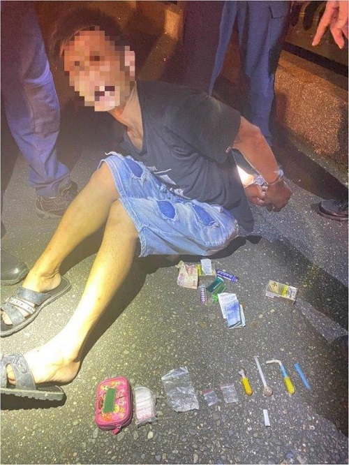 雙園大橋上交易毒品 遭眼尖員警查獲