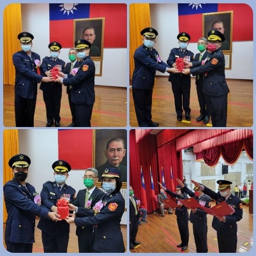 屏東縣政府警察局卸新任分局長聯合交接典禮