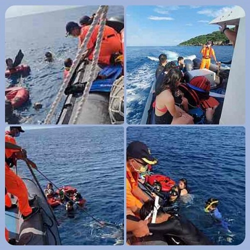 小琉球潛水客體力不支 海巡察覺有異迅速救援