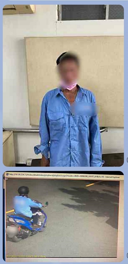 皮夾放機車置物箱內 不翼而飛 警鎖定犯嫌搜索起獲全部贓款