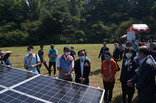 旗山綠能之丘 太陽光電運轉啟用