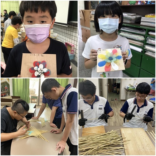 老藝術注入新生命 寺廟傳統剪黏+竹編工藝 走入校園受到學生喜愛