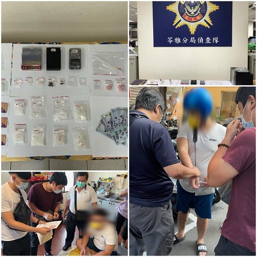 販毒標榜「外送到家服務」 苓雅警查獲毒販用保險箱藏毒