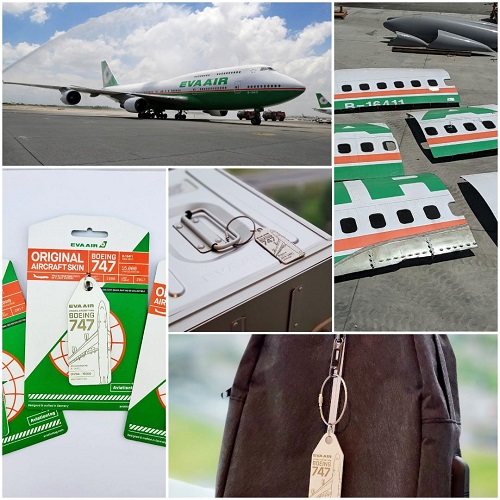 長榮航空最後一架波音747-400客機蒙皮鑰匙圈重磅登場 限量販售 欲購從速