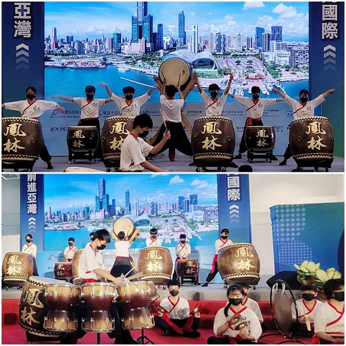 鳳林國中鼓聲震天，敲響中油5G AIoT專辦揭牌儀式