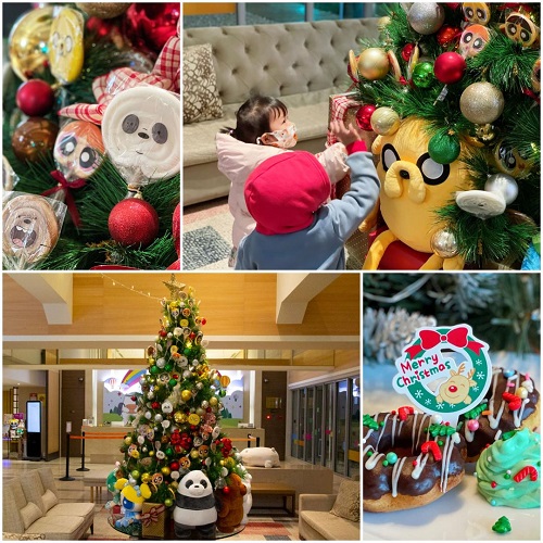 全台獨家唯一！卡通頻道棒棒糖聖誕樹超吸睛！ 和逸飯店台南西門館 和你逸起狂歡跨年