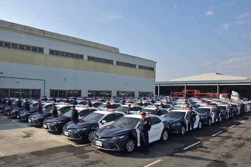 市長陳其邁重視警用車輛老舊問題，主動爭取經費汰換1