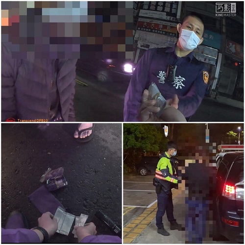 違規紅燈右轉 通緝犯藏毒深夜違規露餡遭逮
