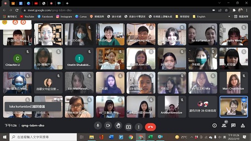 高雄女中與喬治亞Jurkha Nadiradze Sachkhere Municipality Sairkhe Public School簽訂姐妹校，各有35位師生進行線上交流2