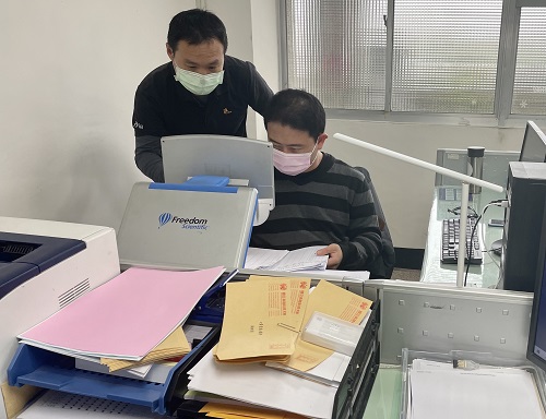 60公分視力的挑戰 高雄科大力挺身障朋友1