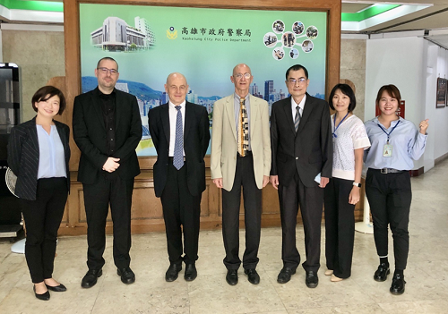 德國在台協會代表拜會警察局外事科長謝昆謀 關心南部德僑