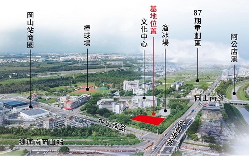 看好岡山發展潛力 市府規劃興建國民運動中心1