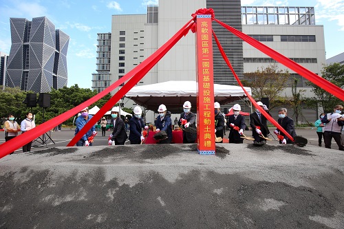 高雄軟體園區第二園區基礎設施工程率先啟動2