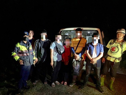 入情人谷遊玩迷失山間小徑 三地門警消合力搜救助平安返家