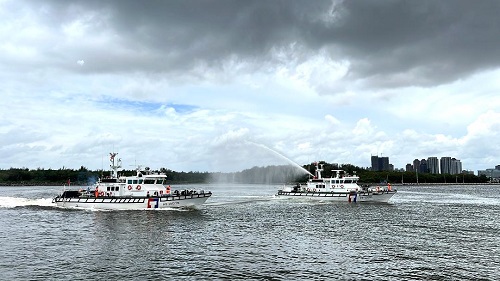 新造100噸巡防艇投入執法 臺南海巡增添新戰力2