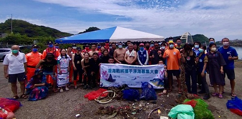 海保署國家海洋日潛海戰將募集大會257人清除818.48公斤海廢2