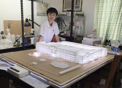 留下三年最美的回憶 陽明國中畢業生製作校園模型送學校1