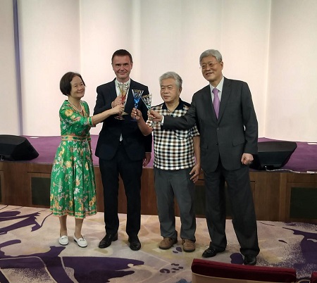 捷克情緣 國裕公司感恩歡送會 捷克代表 Mr. Patrick Rumlar帕特里克‧羅姆拉爾先生 返國擔任捷克外交部亞太事務處長2