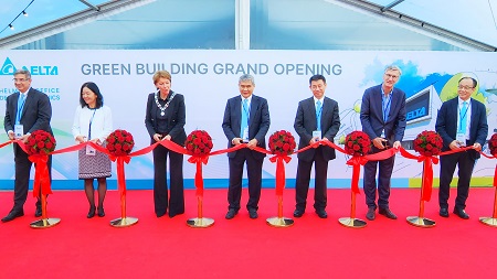 台達EMEA區全新辦公大樓於荷蘭Helmond Automotive Campus 正式啟用 以智慧、節能解決方案打造LEED黃金級綠建築1