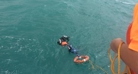 潛水客下水失聯 恆春海巡即刻救援2