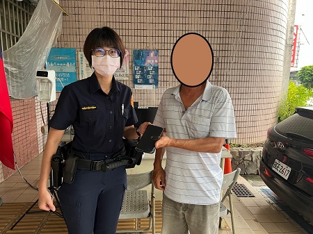 男子重要手機遺落焦急找尋！幸有好心拾得民眾報桂陽警助認領