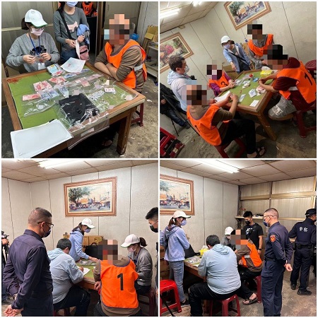 市場休市時間藏職業賭場 屏警攻堅逮回19賭客1