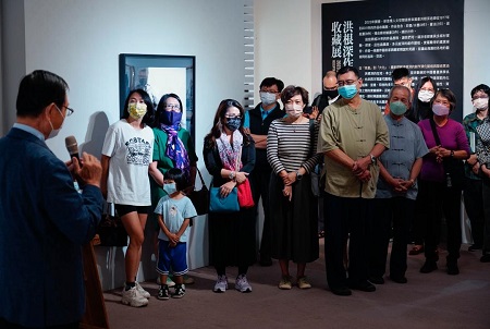 新思惟人文空間2023年開春推出「洪根深作品收藏展」 包含彩墨∕水墨、書法、瓷版畫、複合媒材繪畫等二十一件作品1