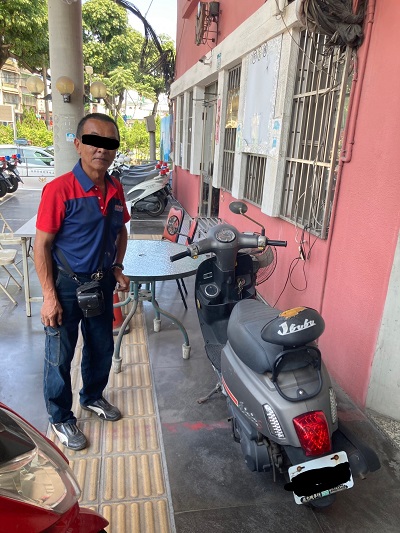 機車遺失一年 高松警協助找到