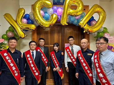 雄警慶祝警察節 巾幗不讓鬚眉 朱宣怡當選全國模範警察1