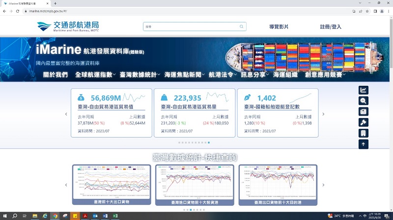 「iMarine 航港發展資料庫」全面改版升級 即時掌握航港資訊 揪您來體驗1