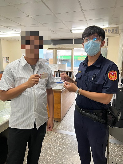 險遭假警察詐騙，警急勸阻詐