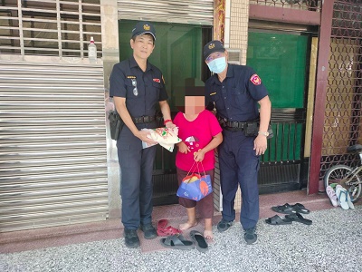 中秋佳節將近，警訪弱勢家庭送幸福