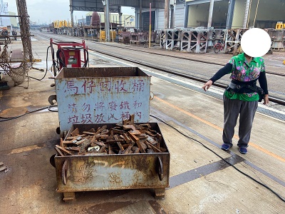 台船鐵製馬仔連續遭竊，退休警保全智逮竊嫌法辦
