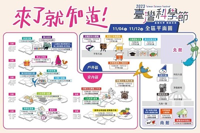300場次活動在科工即日起至12日 2023第四屆臺灣科學節高雄場最high1