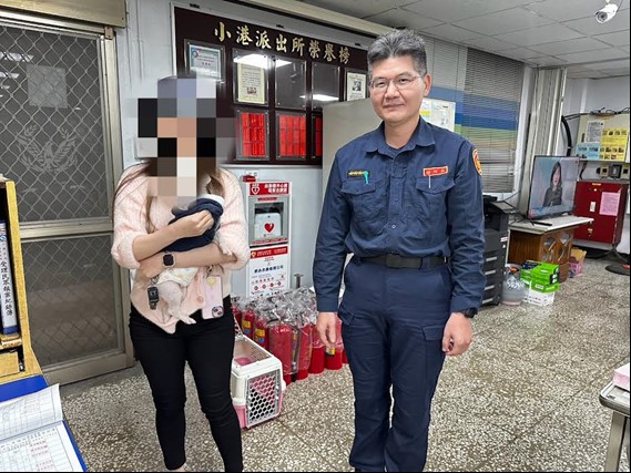 親愛的毛孩走失，失主發文求助，小港警透過網路社團協助找回愛犬1