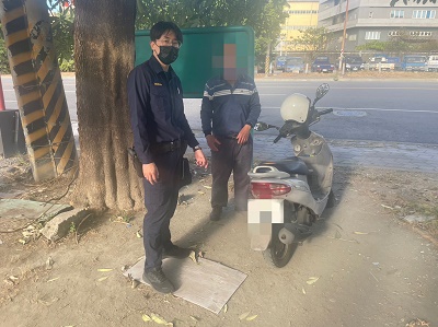 民眾迷糊找嘸車，警周遭巡視速找回