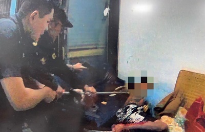 男子酒後揮刀揚言引爆瓦斯 枋警火速趕往處理壓制 幸無人員傷亡2