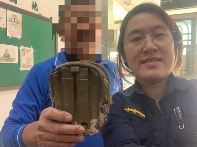 菜販老闆遺失腰包，熱心警尋名片通知認領