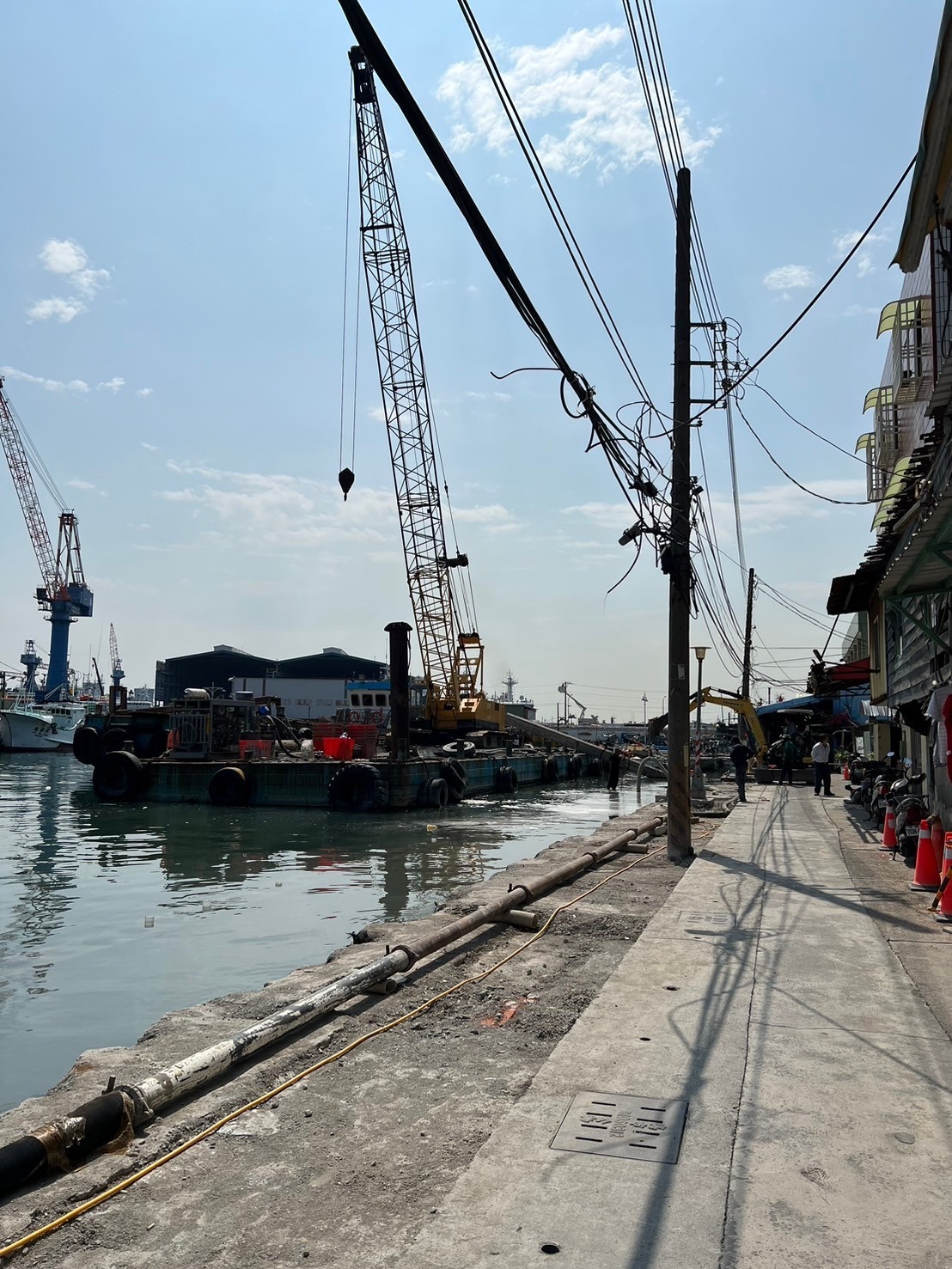 旗后漁港碼頭整建工程加速進行中 提供漁船安全友善及便利作業環境1