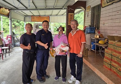溫馨過秋節！枋警引社會愛心資源關懷弱勢原民家庭1