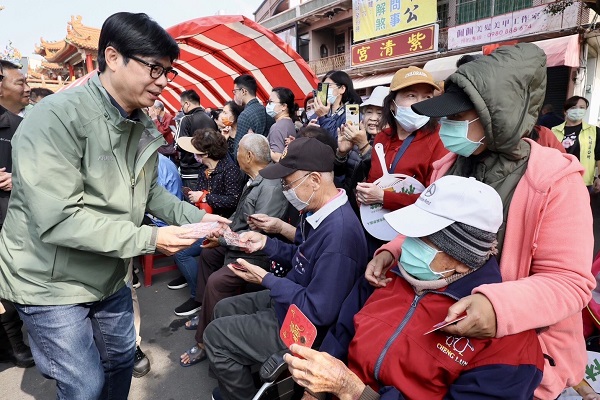 走訪大樹、大社、燕巢參香祈福 陳其邁祈求國泰民安、市政昌隆1