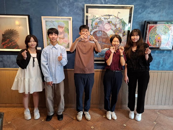 《不安幻境》 膠彩創作聯展 王妙心 林幸儀 張育瑋 梁筱妮 四位創作者100