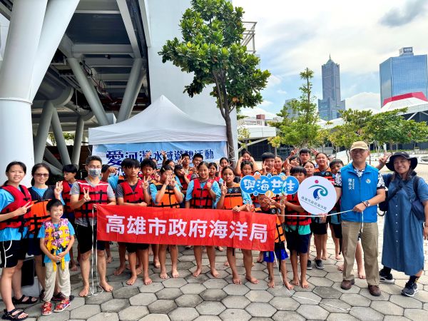 海洋局海洋環境教育向下扎根 原鄉學童愛河灣親海體驗1