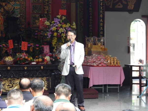 農水署高雄管理處慶祝曹謹239週年誕辰 水利工程學者葉克家博士獲曹公奬1