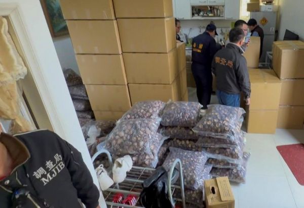 春節前夕 高雄關與福建省調查處聯手查獲不法走私大陸香菇及食品1