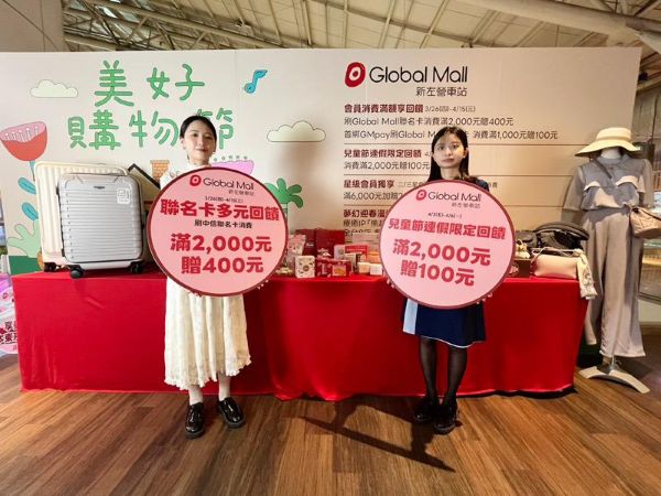Global Mall新左營車站《美好購物節》登場 祭最高20%回饋 新左營車站四樓開幕慶 高雄獨家新櫃進駐、高雄車站新高埕街舞區正式啟用1